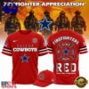 Dallas Cowboys x Firefighter Appreciation Night 2026 Limited Edition T Shirt, Sport Trend 3D Shirt