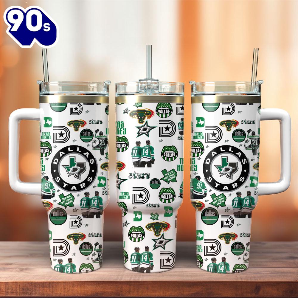 Dallas Stars Ice Hockey NHL Sport Custom Stanley Quencher 40oz Stainless Steel Tumbler With Handle - NHL Tumbler 40oz Dallas Stars Ice Hockey NHL Sport Custom Stanley Quencher 40oz Stainless Steel Tumbler With Handle - NHL Tumbler 40oz