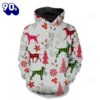 Dalmatian Dog Love Christmas Hoodie All Over Print  , Pet Christmas 3d Shirt