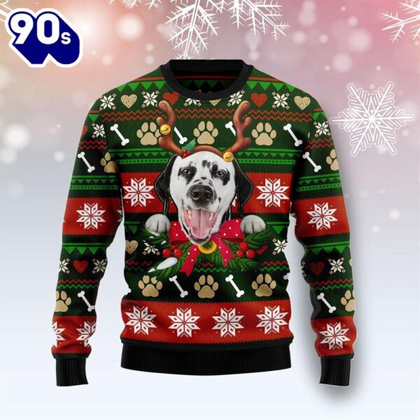 Dalmatian Funny Ugly Christmas Sweater