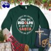 Dance Like Frosty Shine Like Rudolph Give Like Santa Love Like Jesus Version 2 Colored Edition Sweatshirt Gift Xmas
