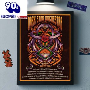 Dark Star Orchestra 2025 Summer Tourwork With Tour Dates Canvas