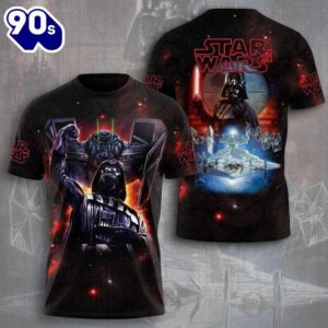 Darth Vader Star Wars A New Hope Faded Tshirt 3D