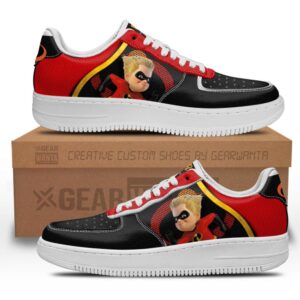 Dash Parr Air Sneakers Custom Incredible Family Cartoon Shoes