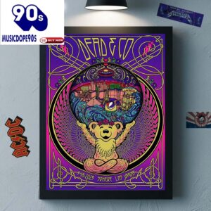 Dead And Company Sphere Las Vegas On April 18 2025 Dead Forever Dancing Bearwork Canvas