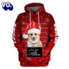 Dear Santa I Can Explain Corgi Santa Christmas Hoodie All Over Print  , Pet Christmas 3d Shirt