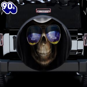 Death Funny Skull Sunglasses Car Spare Tire Covers Gift For Campers  Gift Halloween