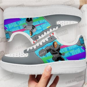 Deathstroke Air Sneakers Custom Teen Titan Go Cartoon Shoes