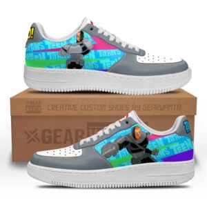 Deathstroke Air Sneakers Custom Teen Titan Go Cartoon Shoes