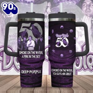 Deep Purple 40oz Stanley Tumbler