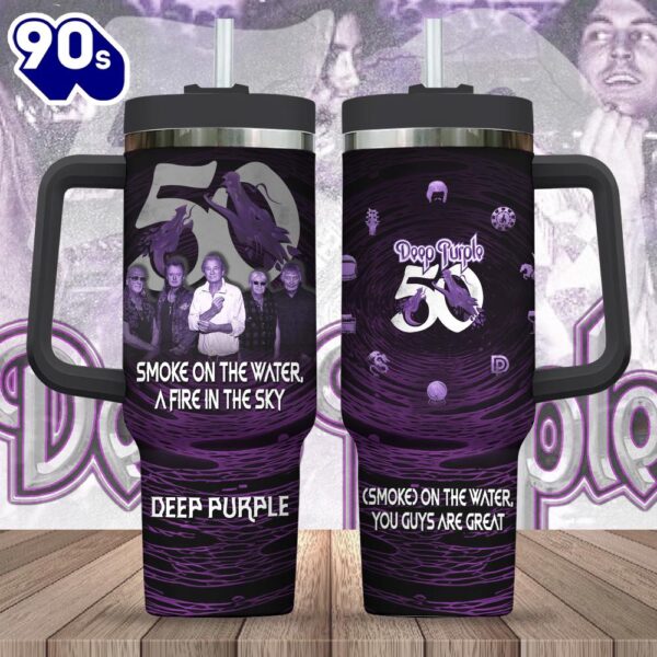 Deep Purple 40oz Stanley Tumbler