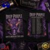 Deep Purple North American Tour 2026 Vintage Rock 3D Shirt, Viral 3D Music Tee