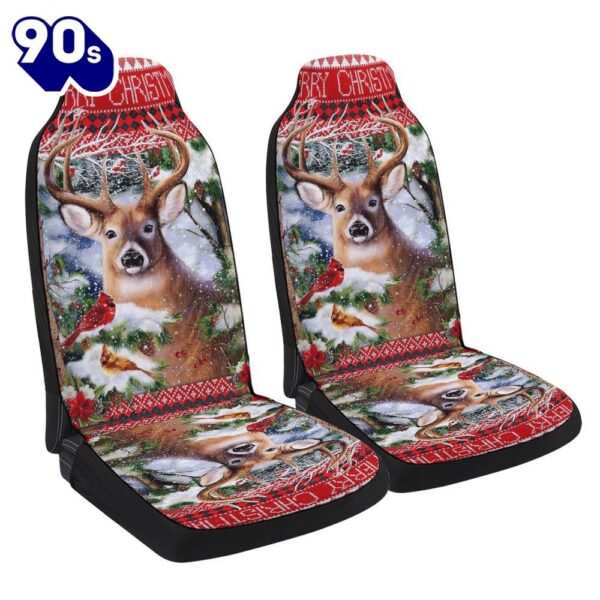 Deer Christmas Seat Cover Cars  Gift For Christmas