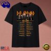 Def Leppard Tour Concert Dates Tour Schedule Rock T Shirt, Trending Music 2D Tee