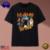 Def Leppard Tour Photo Collage Rock Band Graphic T Shirt, Trending Music 2D Tee