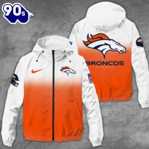 Denver Broncos 3D Windbreaker Jacket…
