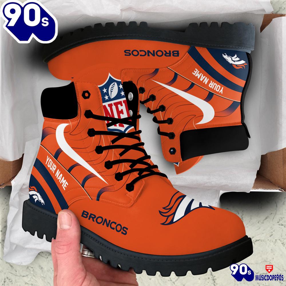 Denver Broncos Custom Boots Shoes Idea Gift For Fan Denver Broncos Custom Boots Shoes Idea Gift For Fan