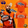 Denver Broncos Hispanic Heritage Month 2026 Graphic Orange T Shirt, Sport Trend 3D Shirt