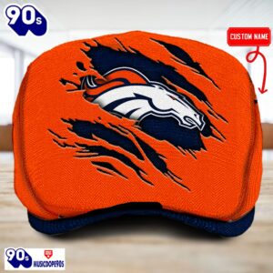 Denver Broncos NFL Basic Design Personalized Jeff Cap