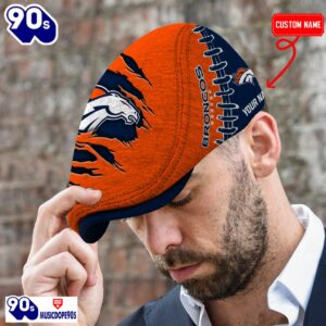 Denver Broncos NFL Basic Design Personalized Jeff Cap