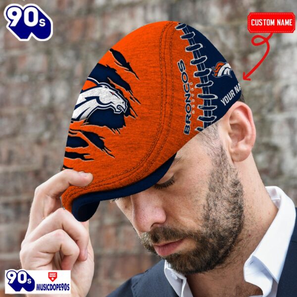 Denver Broncos NFL Basic Design Personalized Jeff Cap