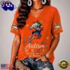Denver Broncos NFL Different, Not Less Autism Awareness V neck T Shirt, NFL Fan V Neck Shirt