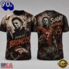 Denver Broncos NFL Michael Myers Sunday Nightmares Horror Halloween 3D T Shirt, NFL Trending Shirt