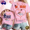 Denver Broncos NFL Night Shift Never Misses Game Day Halloween Nurse Unisex 3D Shirt, NFL Trending Shirt