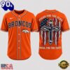 Denver Broncos NFL Stand For The Flag Kneel For The Cross Baseball Jersey Shirt , Trending NFL Jersey