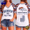 Denver Broncos NFL vs All Y’ All United We Stand V Neck T Shirt, NFL Fan V Neck Shirt