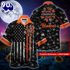 Denver Broncos NFL-Hawaii Shirt Sunflower…