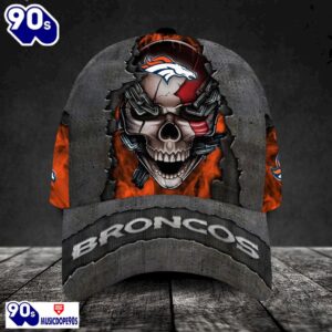Denver Broncos-Personalized NFL Skull Cap…
