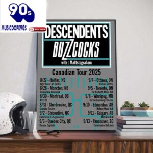Descendents Canadian Tour 2025 Poster…