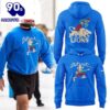 Detroit Lions 1950s Retro Mascot Royal Blue 2025 Season Hoodie