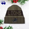 Detroit Lions 2025 Salute to Service Beanie Hat