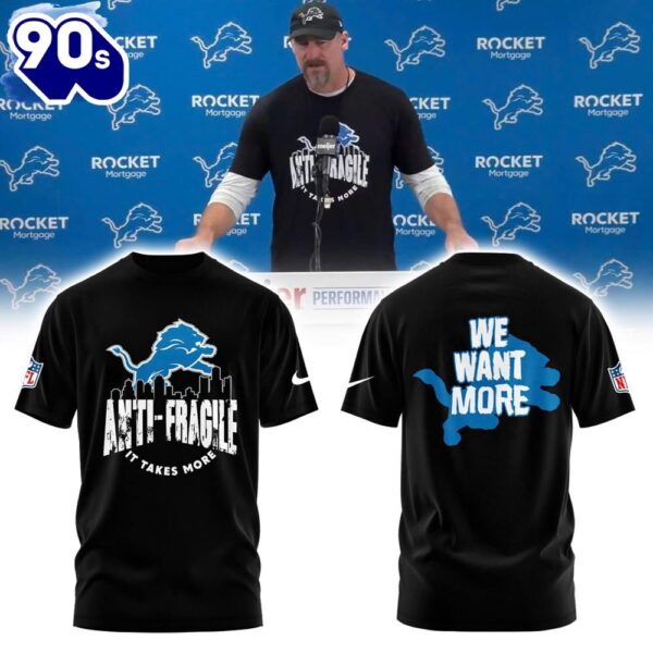 Detroit Lions 2025 We Want More Limited Edition 3d T-Shirt