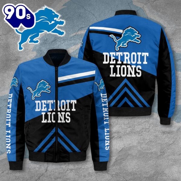Detroit Lions 3D Bomber Jacket Gift Christmas  For Fans