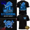 Detroit Lions 911 Never Forget Memorial Limited Edition 2026 Black T Shirt, Sport Trend 3D Shirt