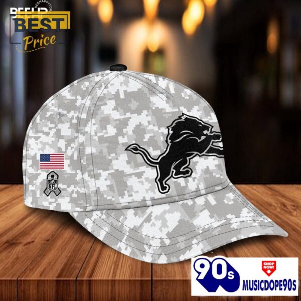 Detroit Lions Camo 2024 Salute to Service Hoodie, Jogger, Cap