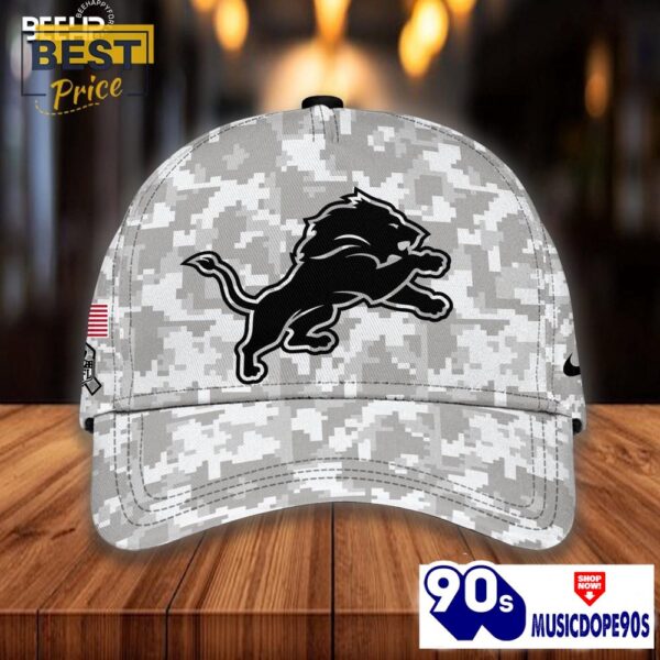 Detroit Lions Camo 2024 Salute to Service Hoodie, Jogger, Cap