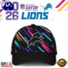 Detroit Lions Crucial Catch 2026 Pink Limited Edition Classic Cap, Trendy Baseball Cap