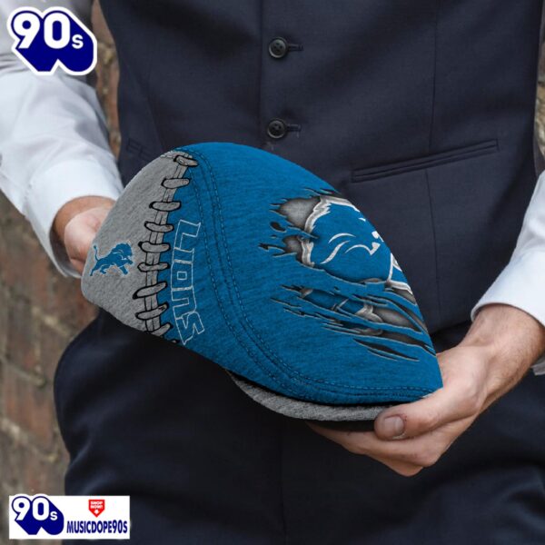 Detroit Lions NFL Basic Design Personalized Jeff Cap