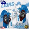 Detroit Lions NFL Game Day Grateful Dead Baseball Jersey Shirt, Trending NFL Jersey