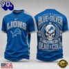 Detroit Lions NFL Till I’m Dead Forever Skull Fan Pride 3D Shirt, NFL Trending Shirt