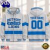Detroit Lions NFL Varsity Stripe Zip Hoodie, NFL Trending Shirt