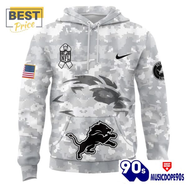 Detroit Lions Nike Camo 2024 Salute to Service Hoodie, Jogger, Cap