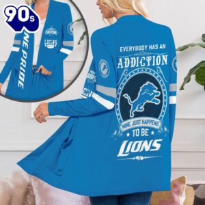 Detroit Lions Women’s Patch Pocket Cardigan For Fans