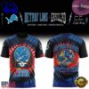 Detroit Lions x Grateful Dead Skeletons 2026 T Shirt, Sport Trend 3D Shirt