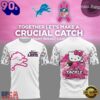 Detroit Lions x Hello Kitty Crucial Catch 2026 T Shirt, Sport Trend 3D Shirt