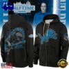 Detroit Lions x Jack White Thanksgiving Halftime Show Vintage Black Zip Hoodie, Viral 3D Music Tee